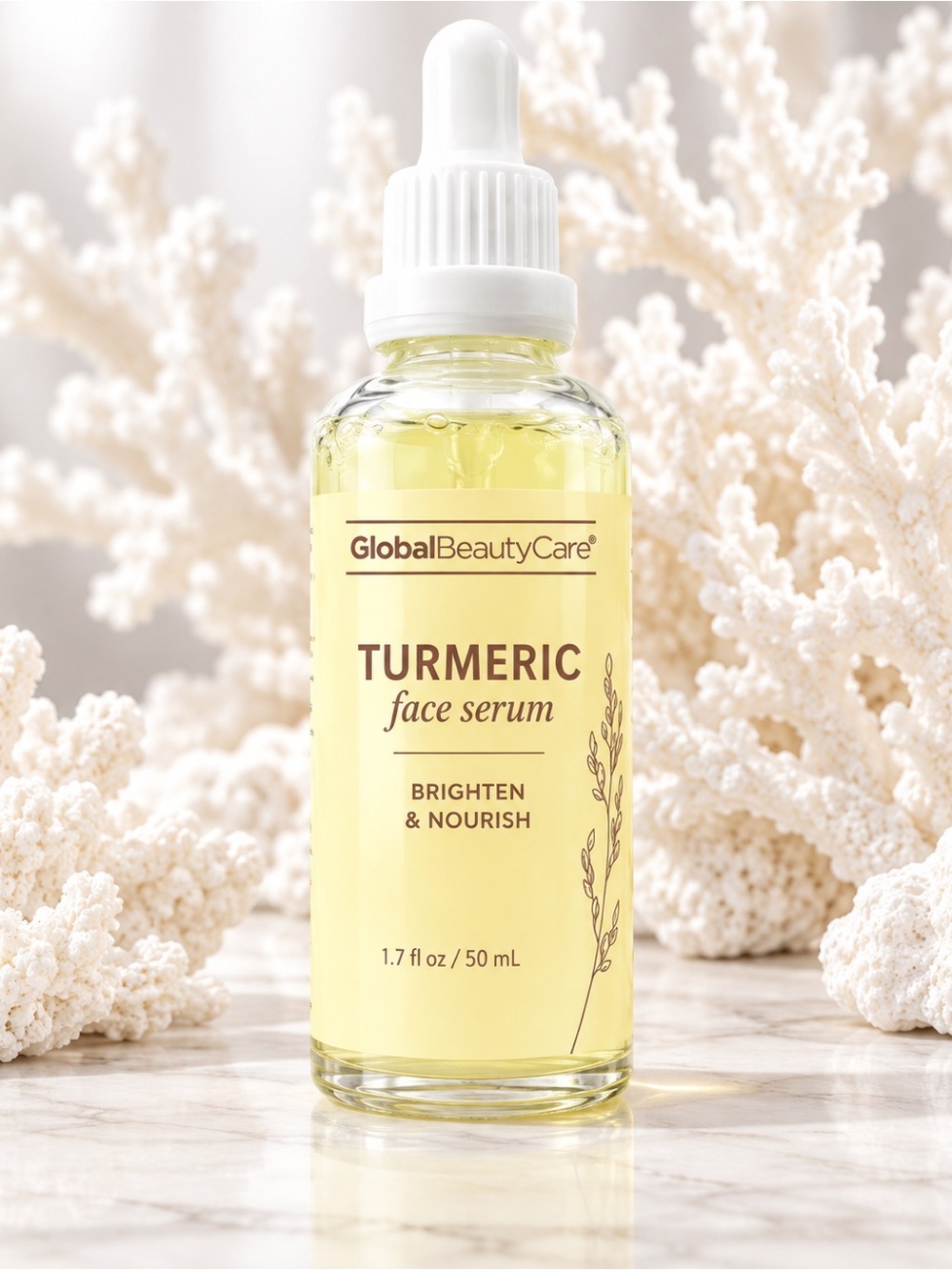 Turmeric Face Serum - Brightening Nourish, Yellow